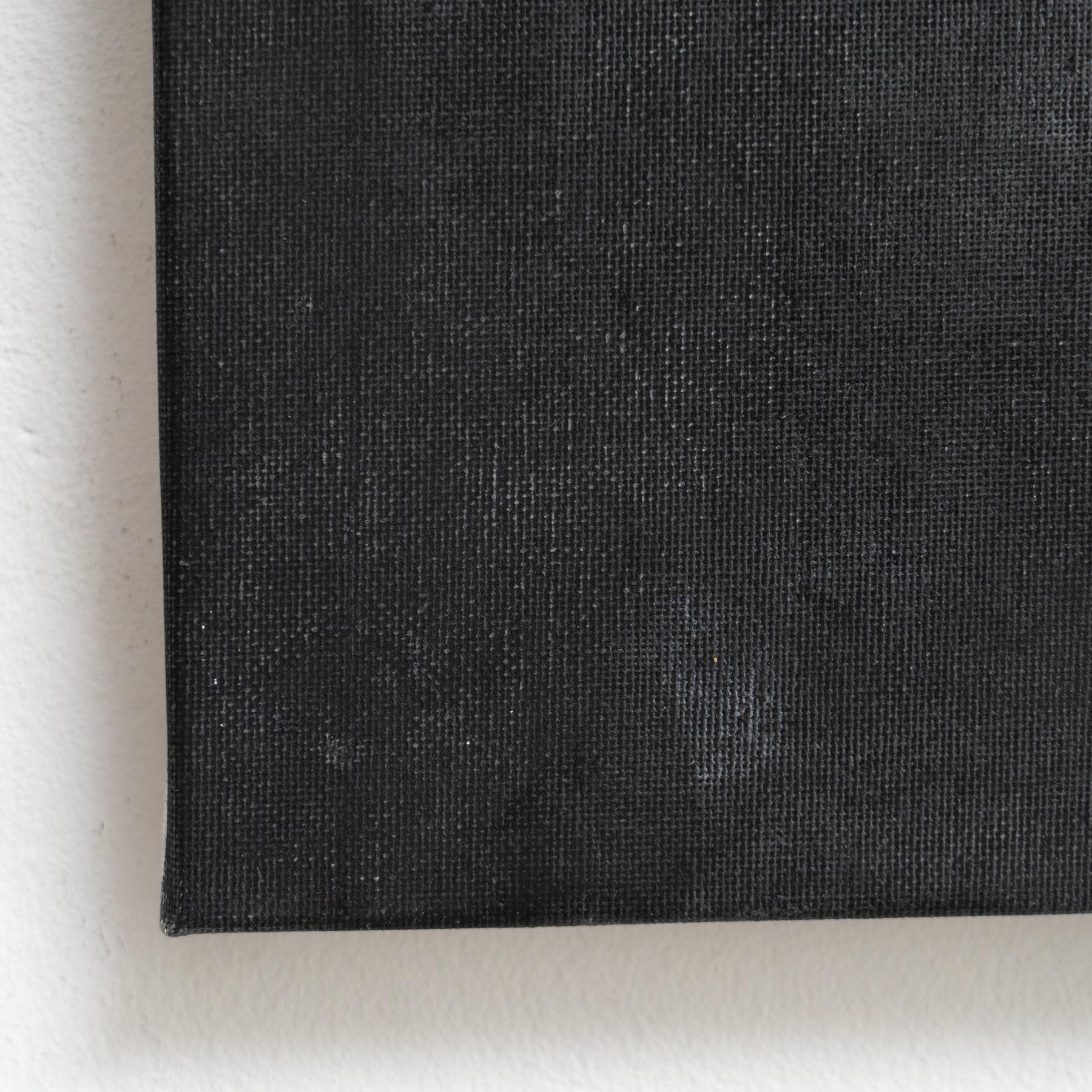 Enrico Della Torre Arte contemporanea Pittura nera su tela in vendita 1