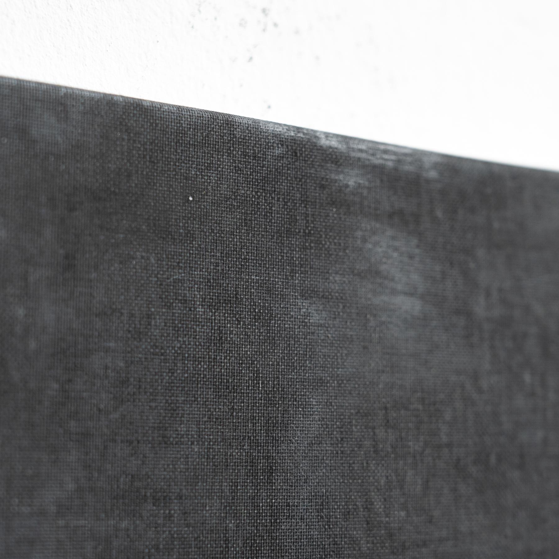 Enrico Della Torre Arte contemporanea Pittura nera su tela in vendita 2
