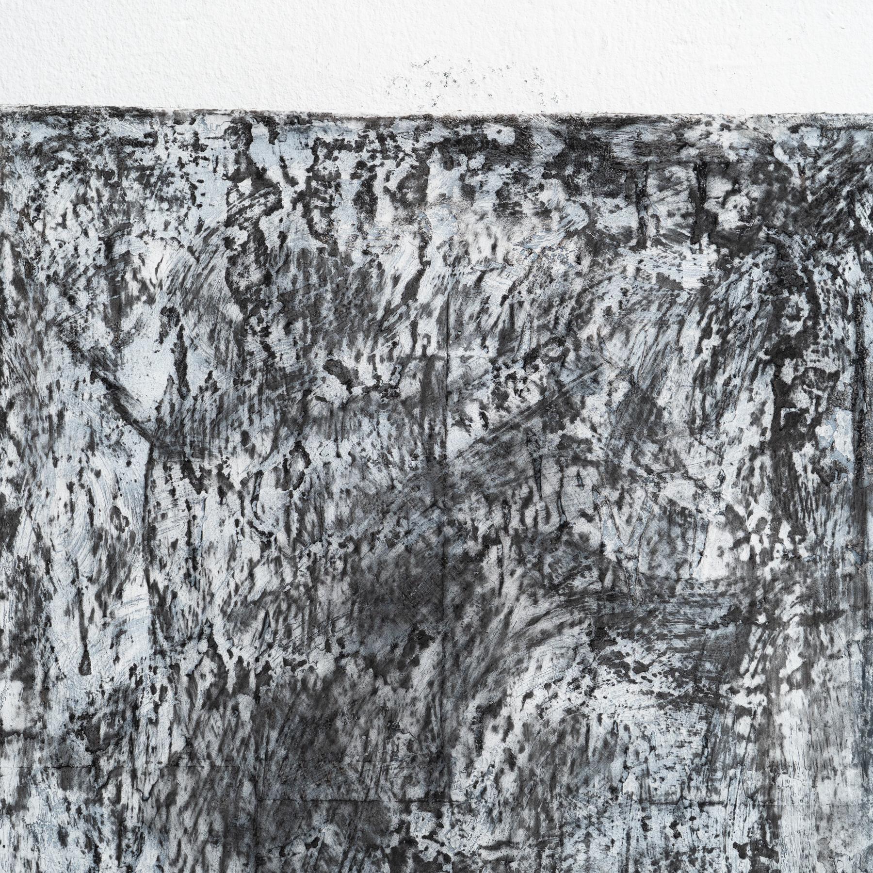 Enrico Della Torre Arte contemporanea Pittura nera su tela in vendita 2