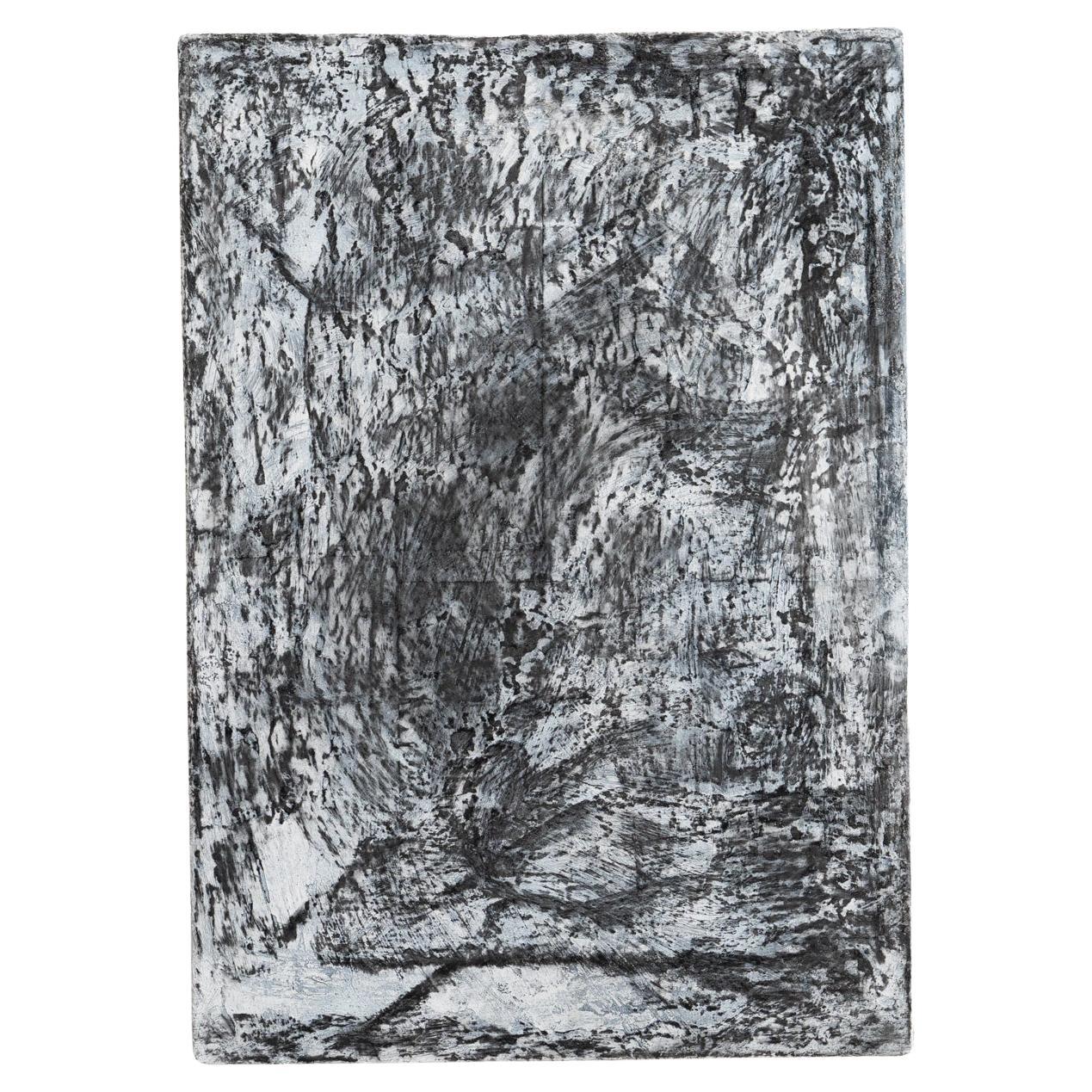 Enrico Della Torre Contemporary Art Black Painting on Canvas