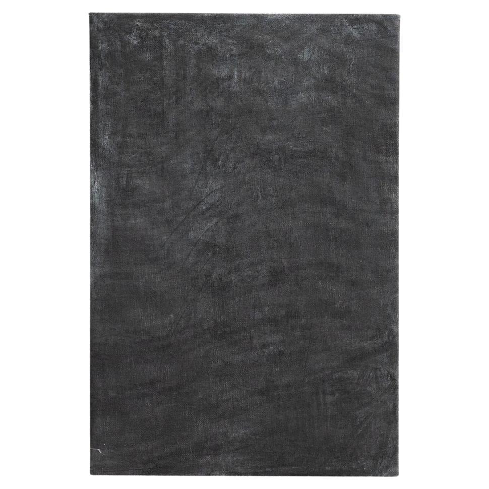 Enrico Della Torre Contemporary Art Black Painting on Canvas For Sale