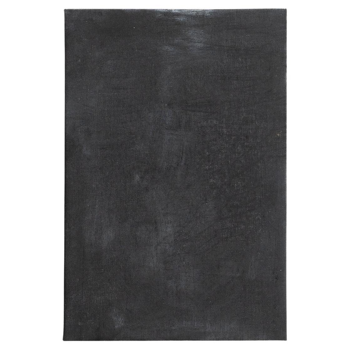 Enrico Della Torre Contemporary Art Black Painting on Canvas