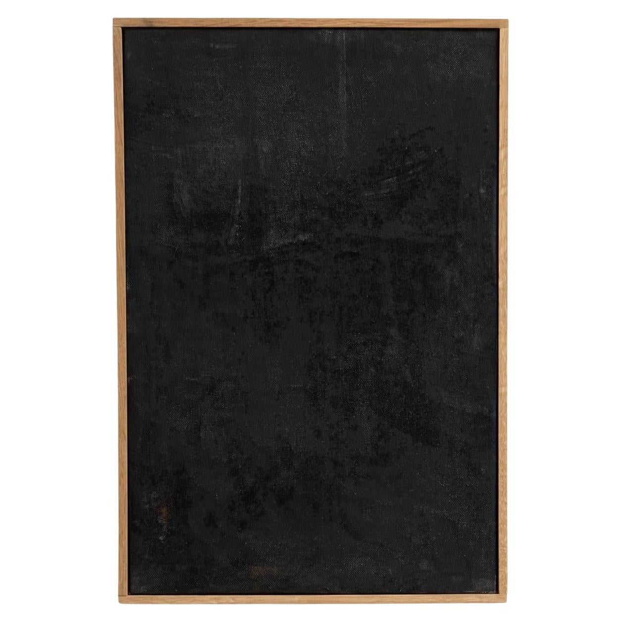 Enrico Della Torre Contemporary Art Black Painting on Canvas