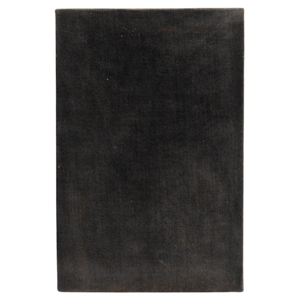 Enrico Della Torre Contemporary Art Black Painting on Canvas