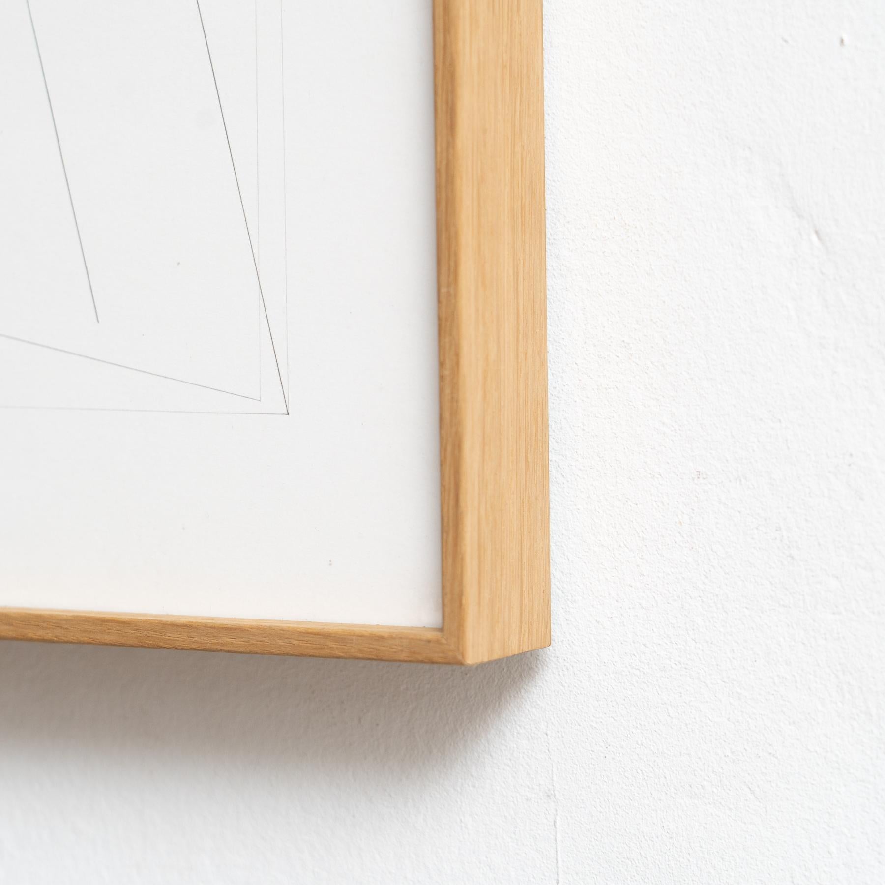 Enrico Della Torre Dibujo enmarcado, 2016 en venta 4