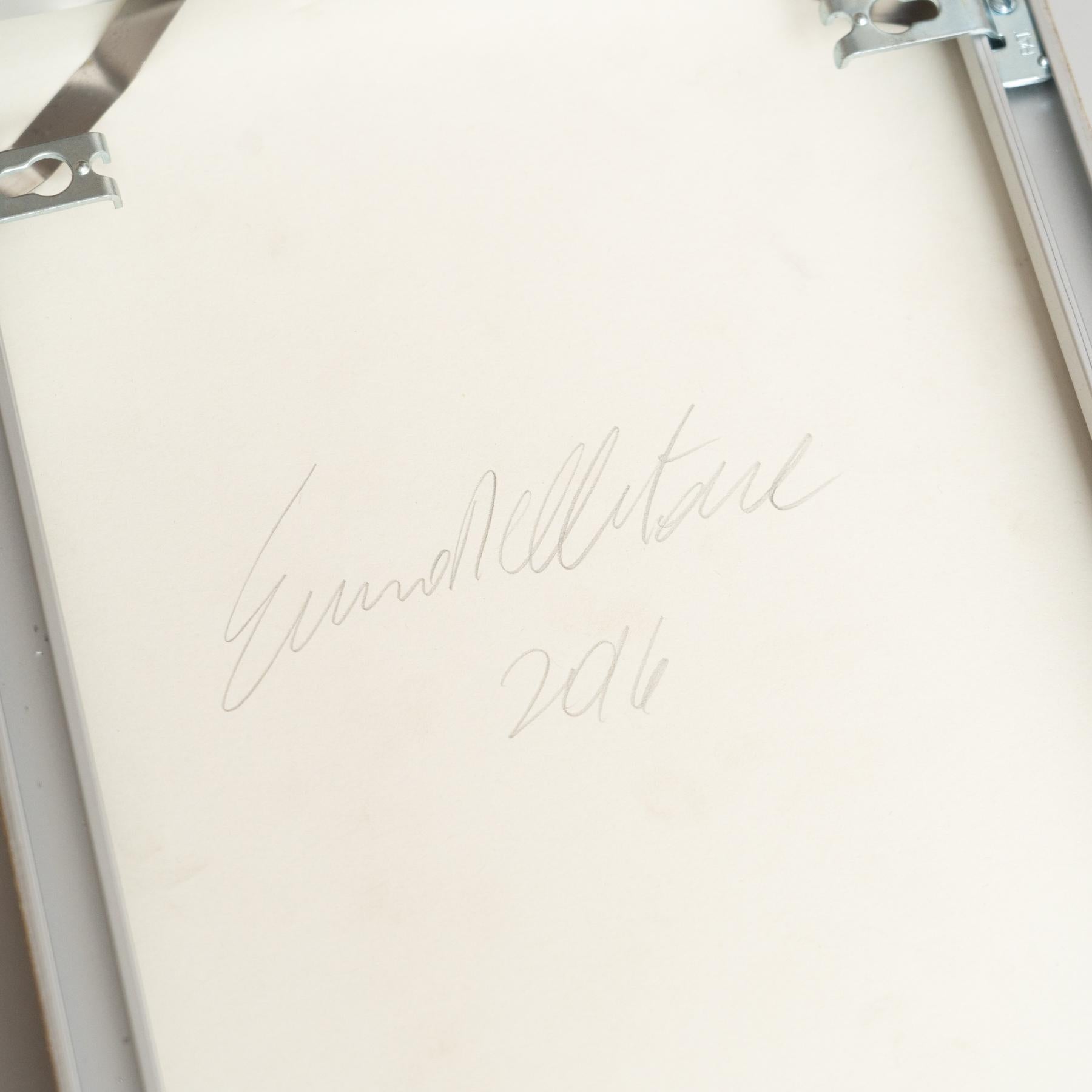 Enrico Della Torre Disegno incorniciato, 2016 in vendita 5