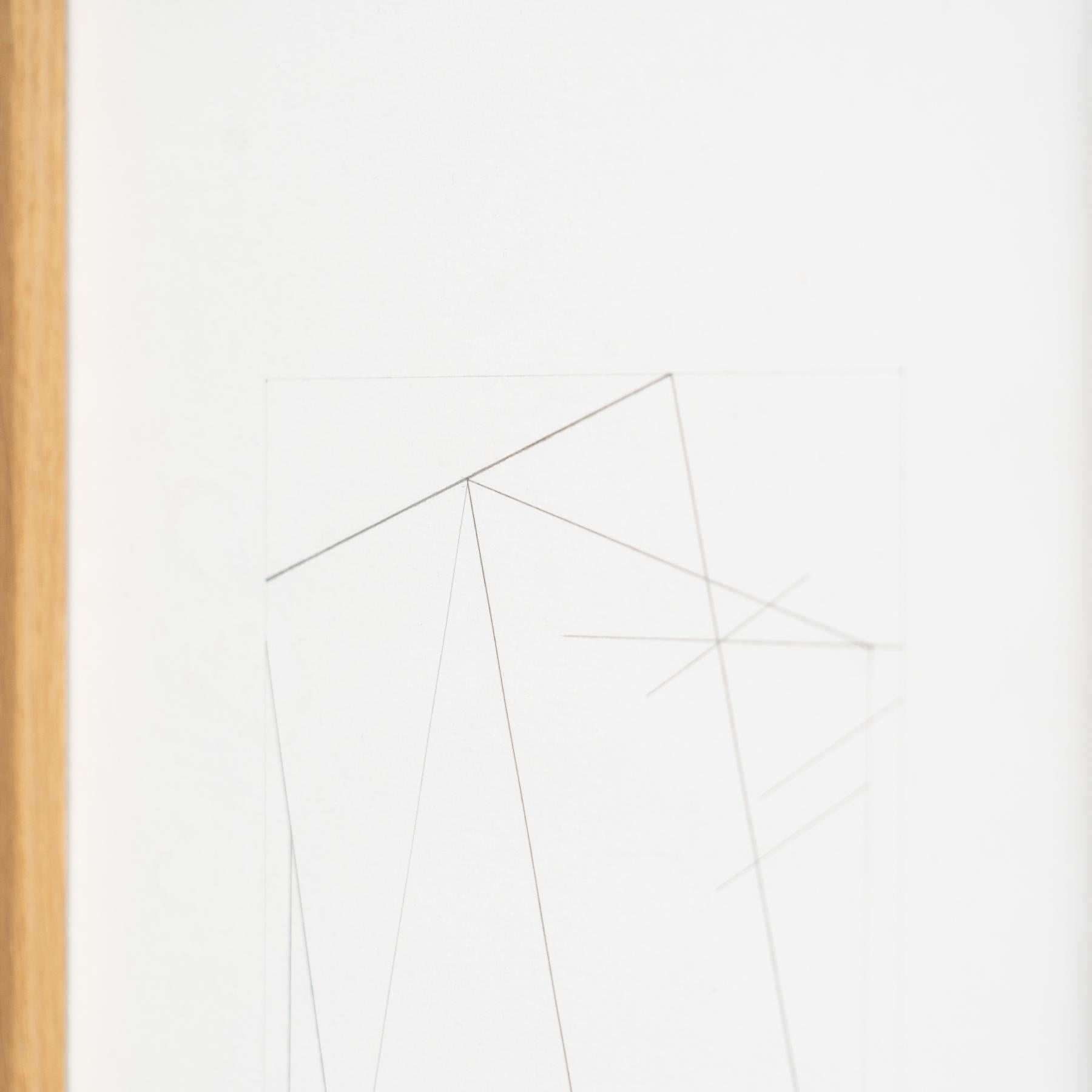 Enrico Della Torre Dibujo enmarcado, 2016 en venta 6
