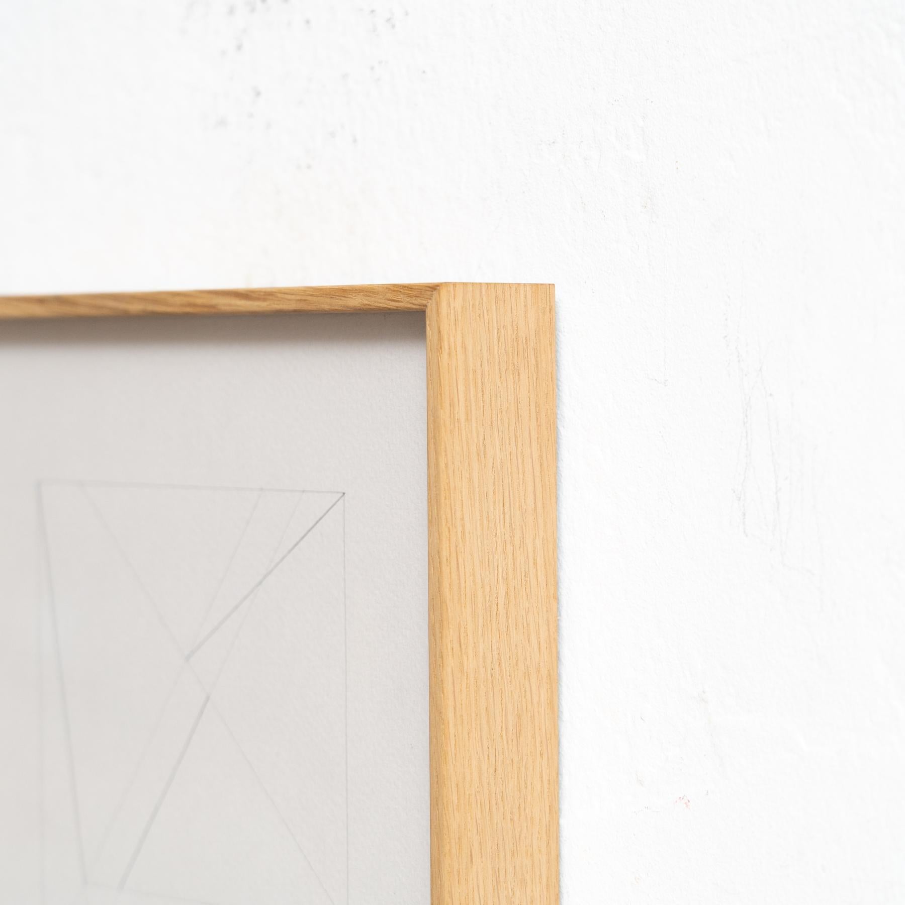 Enrico Della Torre Disegno incorniciato, 2016 in vendita 6