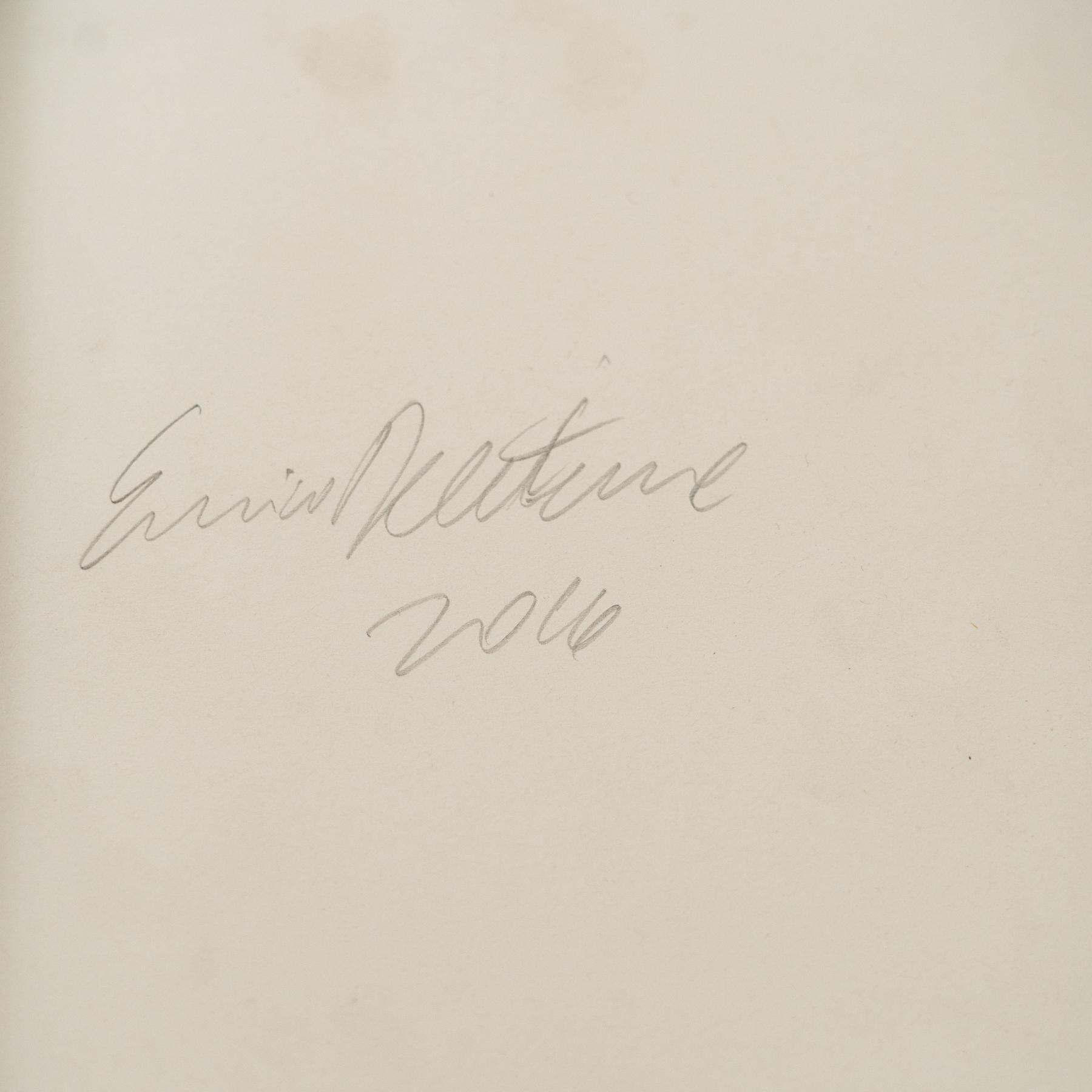 Enrico Della Torre Disegno incorniciato, 2016 in vendita 7