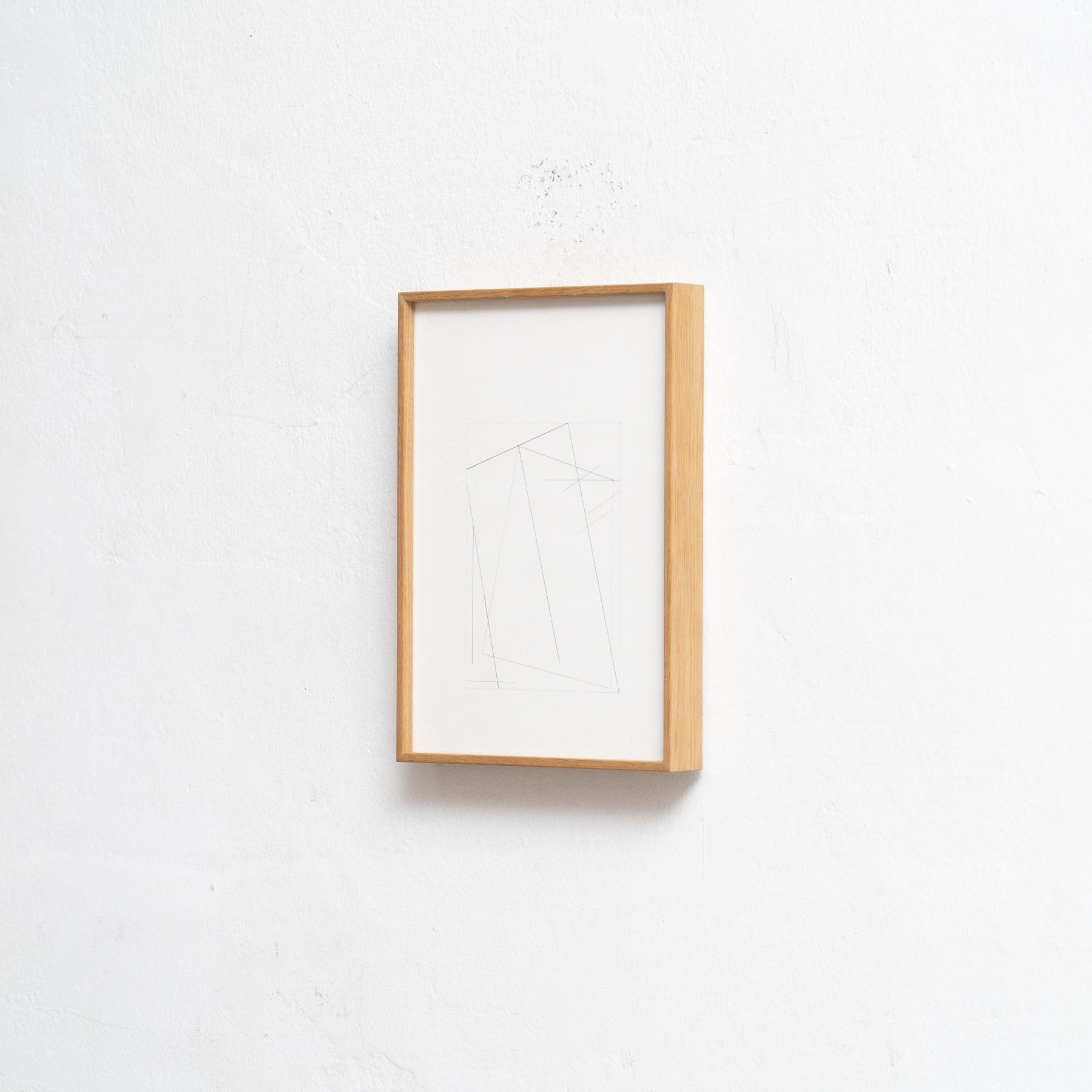 Enrico Della Torre Dibujo enmarcado, 2016 Español en venta