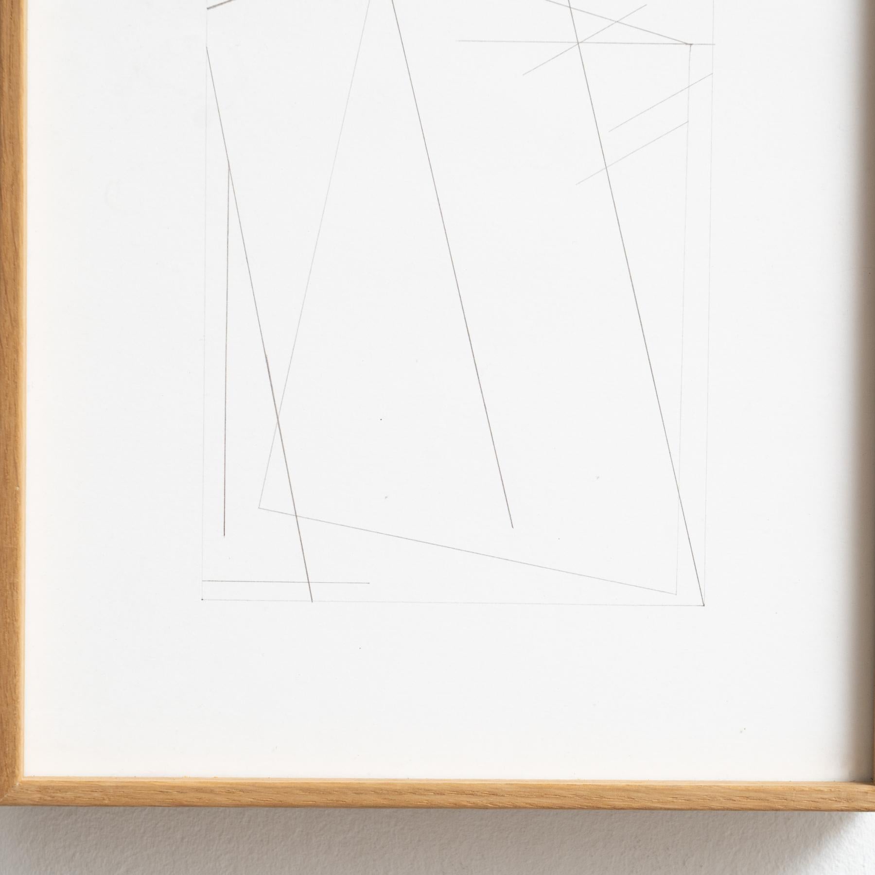 Enrico Della Torre Dibujo enmarcado, 2016 en venta 1