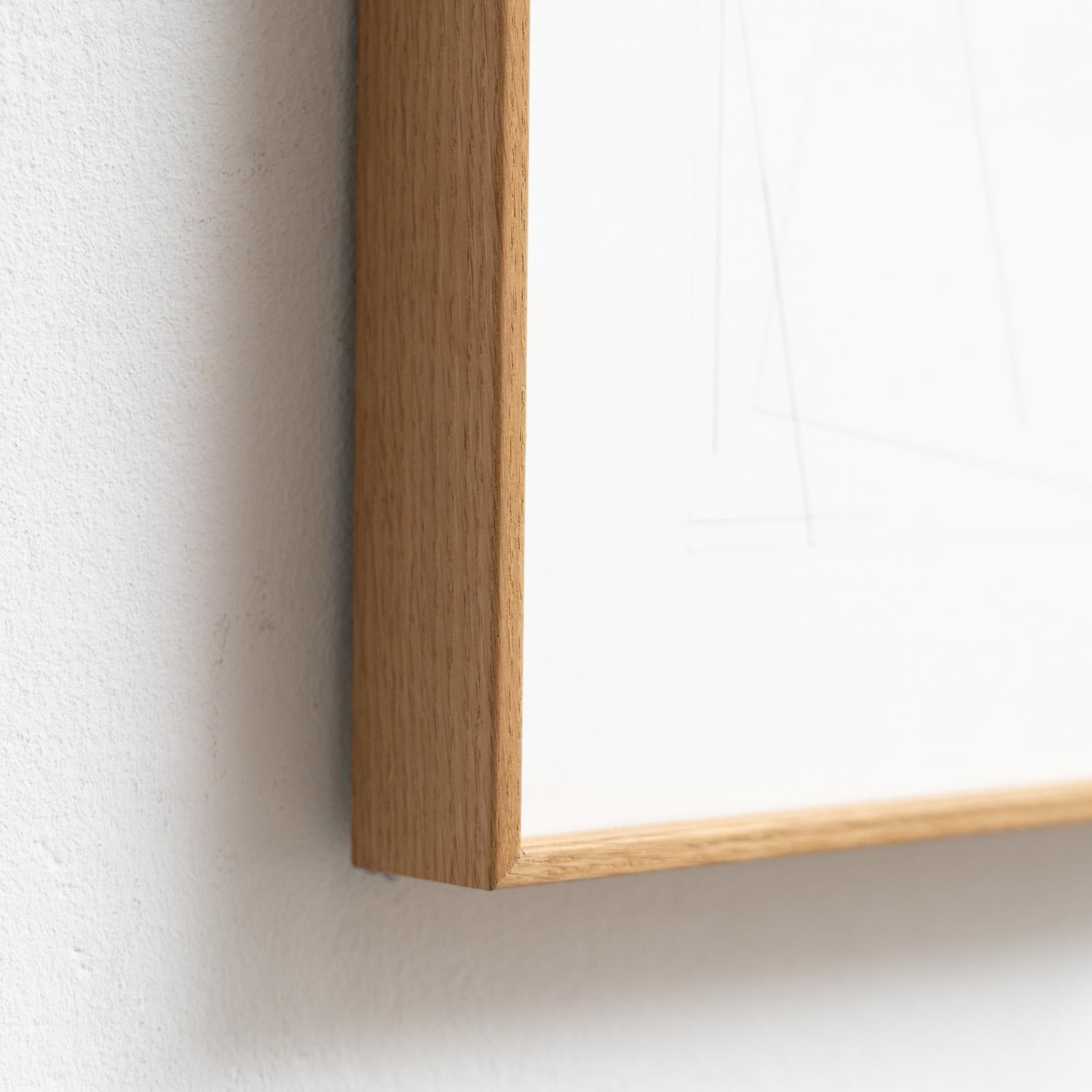 Enrico Della Torre Dibujo enmarcado, 2016 en venta 2