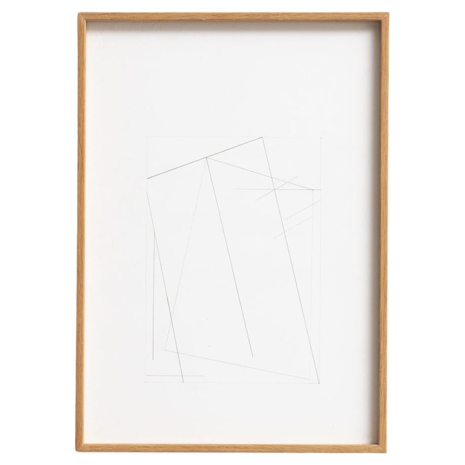 Enrico Della Torre Framed Drawing, 2016