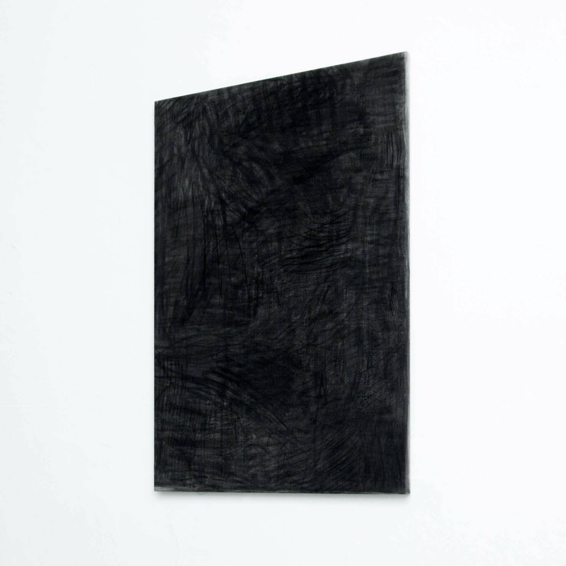 Modern Enrico Dellatorre Black Painting