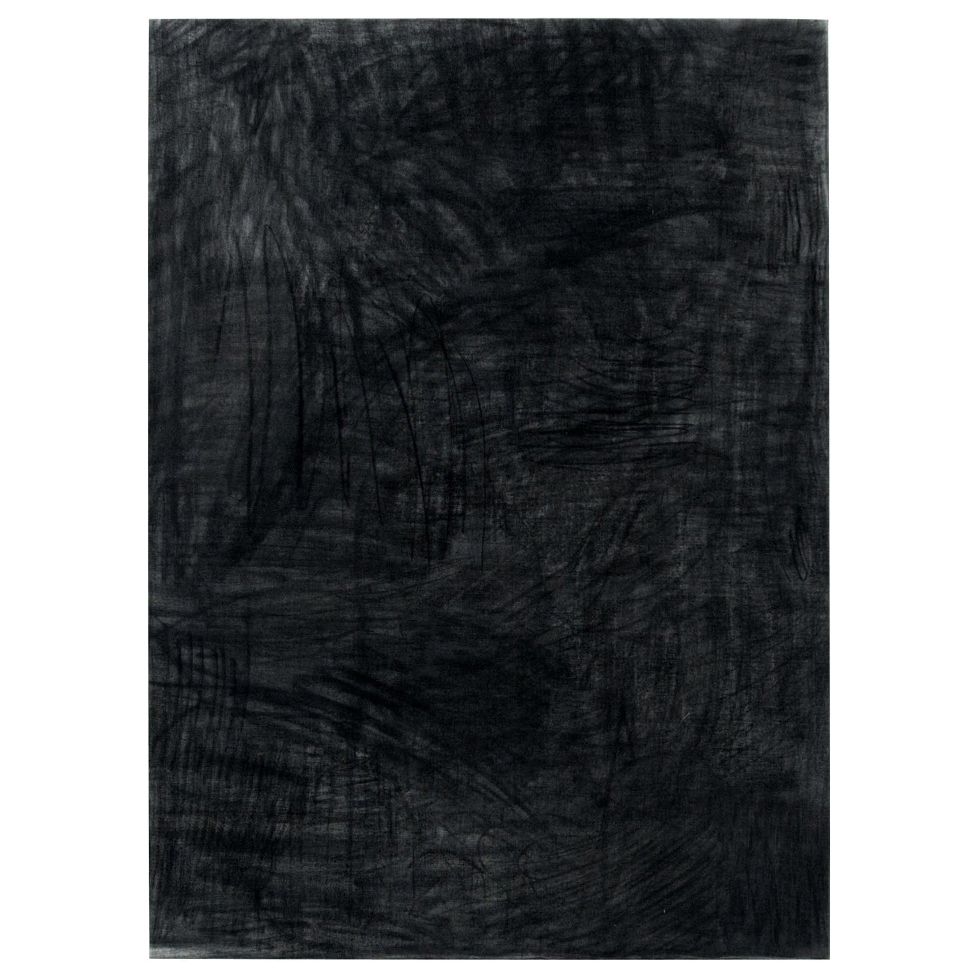 Enrico Dellatorre Black Painting For Sale at 1stDibs