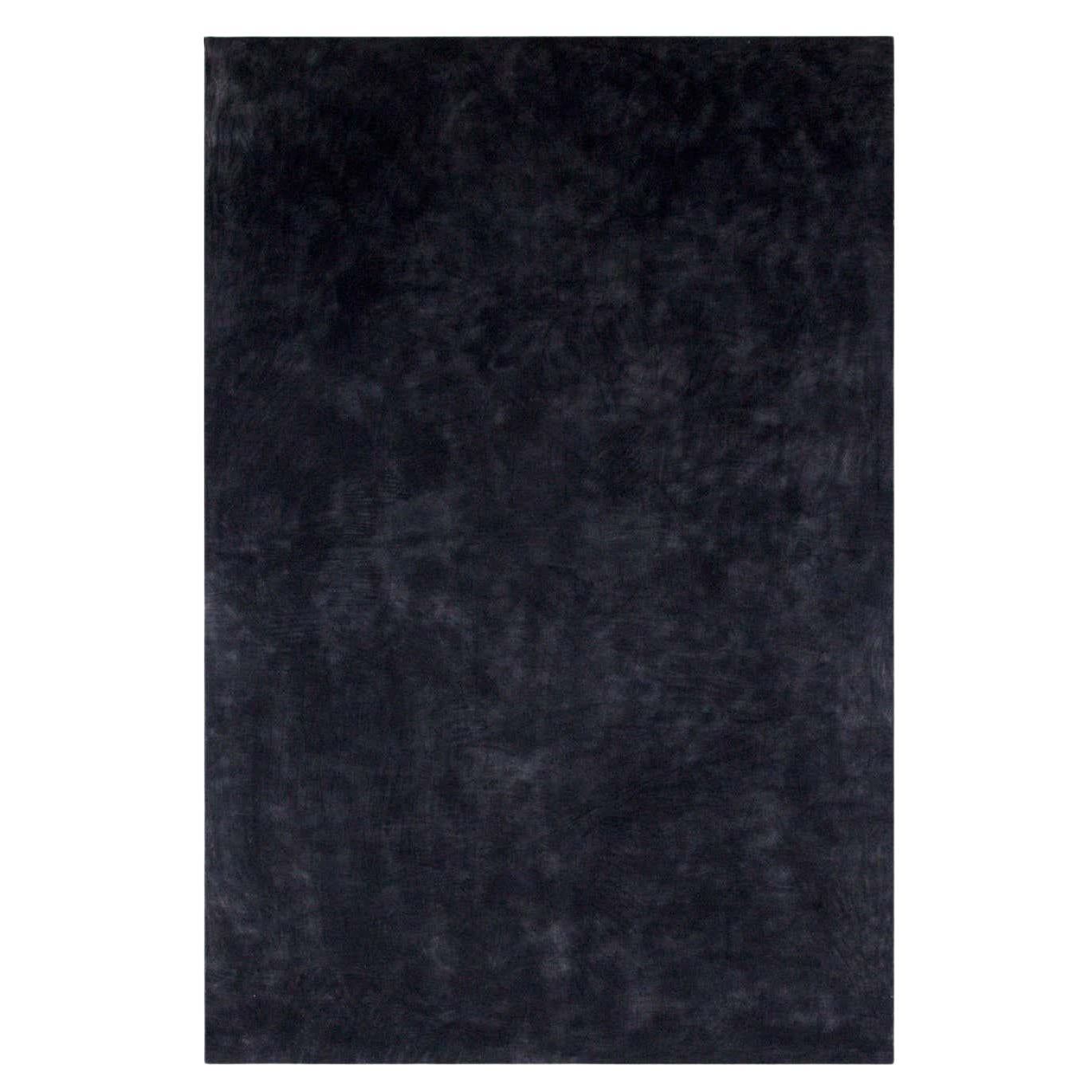 Grande peinture noire contemporaine d'Enrico Dellatorre en vente