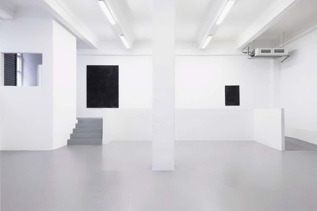 Enrico Dellatorre Contemporary Modern Black Monochrome Large Painting 7