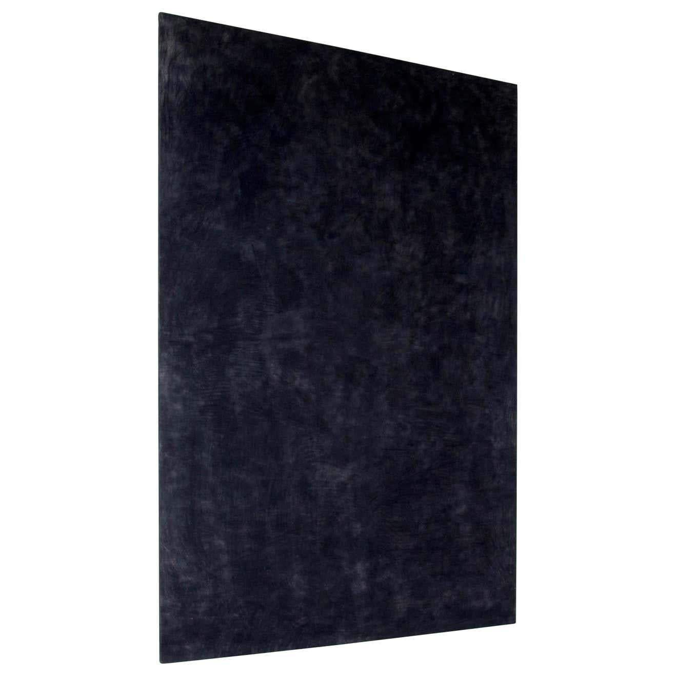 Enrico Dellatorre Contemporary Modern Black Monochrome Large Painting 9