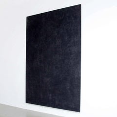 Enrico Dellatorre Contemporary Modern Black Monochrome Large Painting