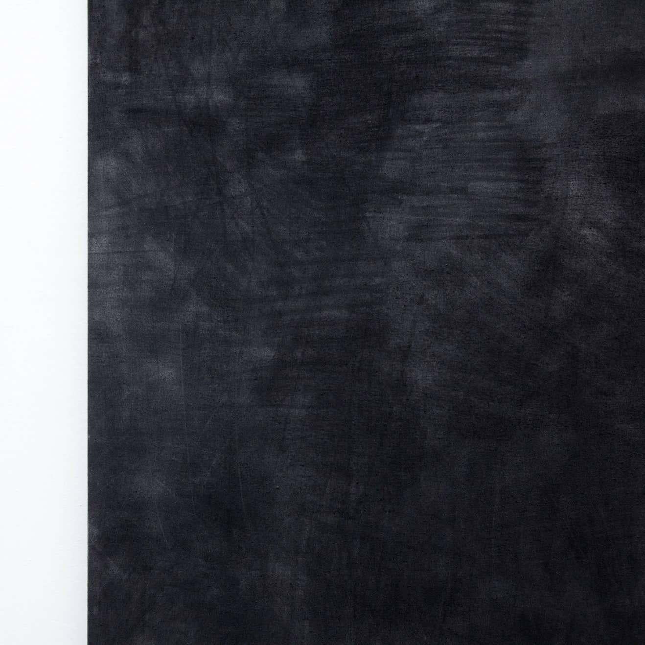 Linen Enrico Dellatorre Contemporary Modern Black Monochrome Large Painting