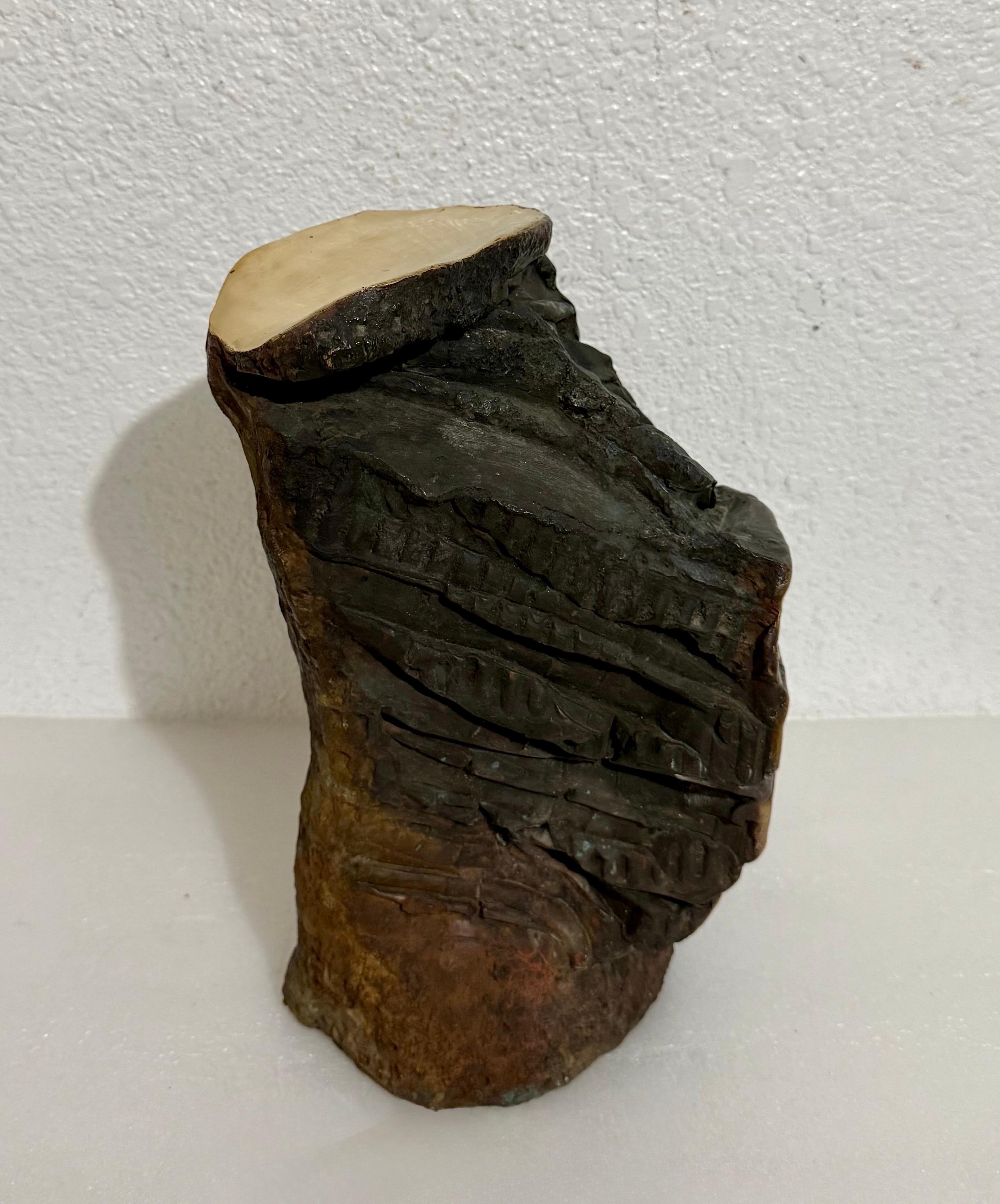 Enrico Donati Expressionniste abstrait Brutaliste Sculpture en bronze Art surréaliste en vente 11