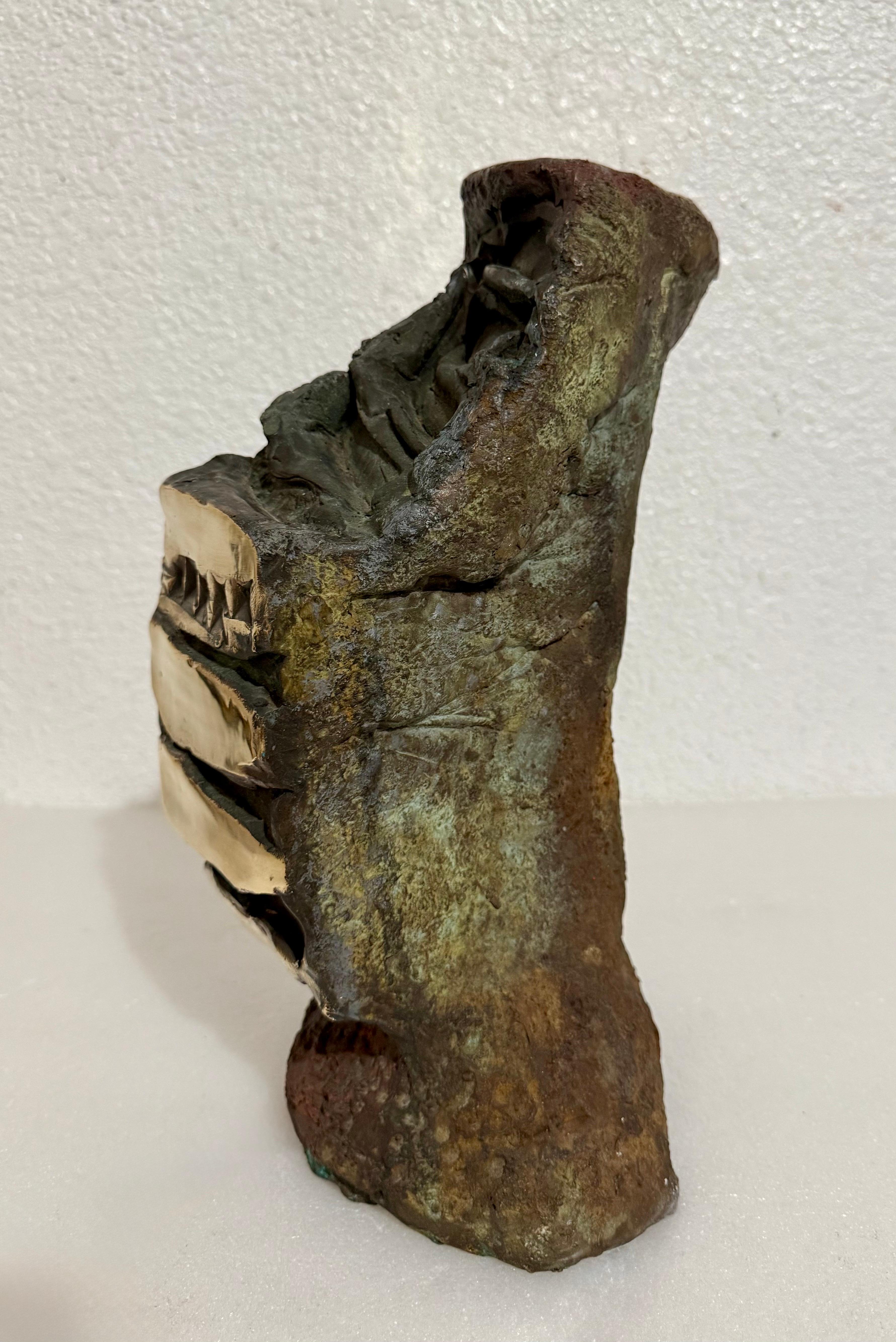 Enrico Donati Expressionniste abstrait Brutaliste Sculpture en bronze Art surréaliste en vente 13
