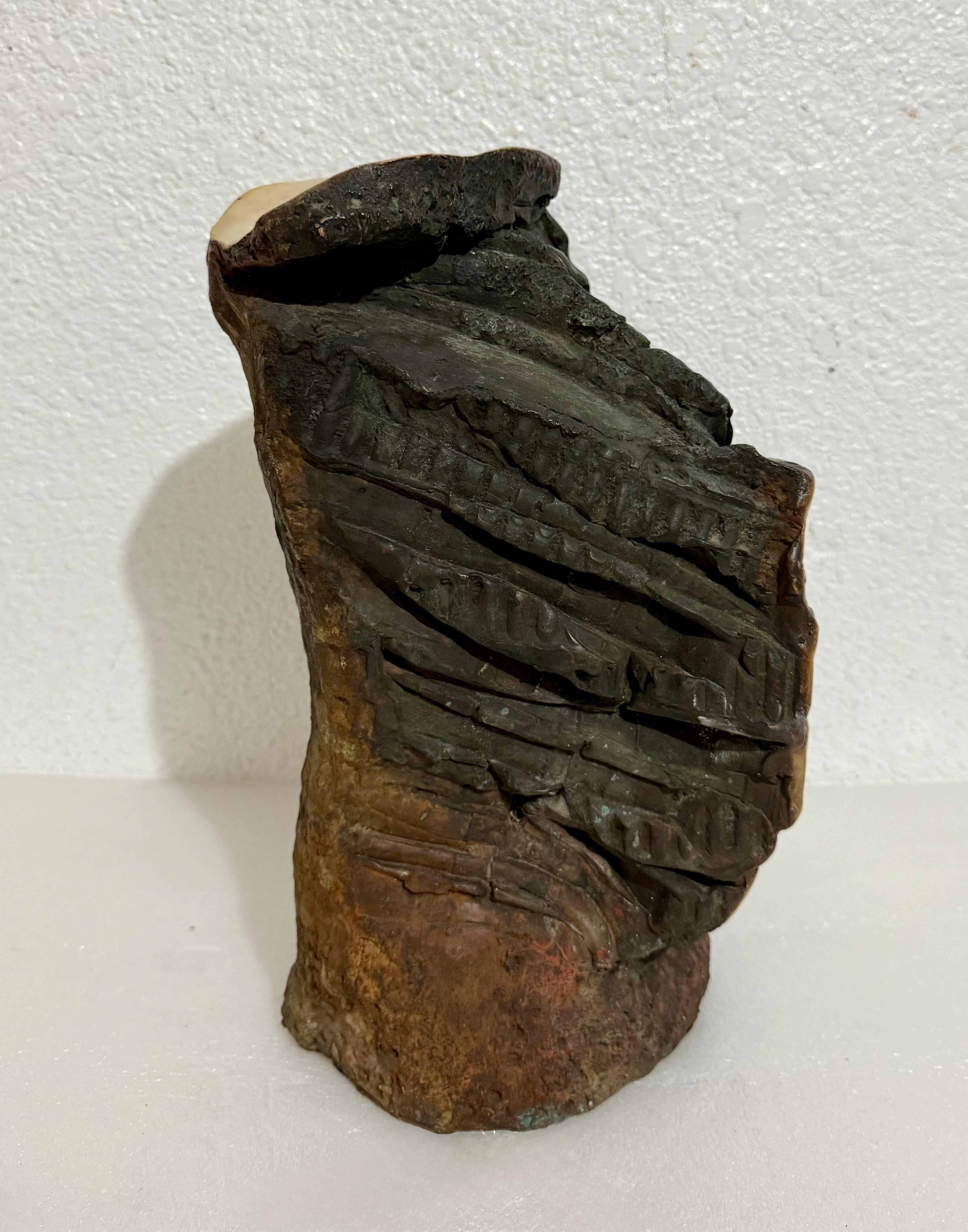 Enrico Donati Expressionniste abstrait Brutaliste Sculpture en bronze Art surréaliste en vente 3