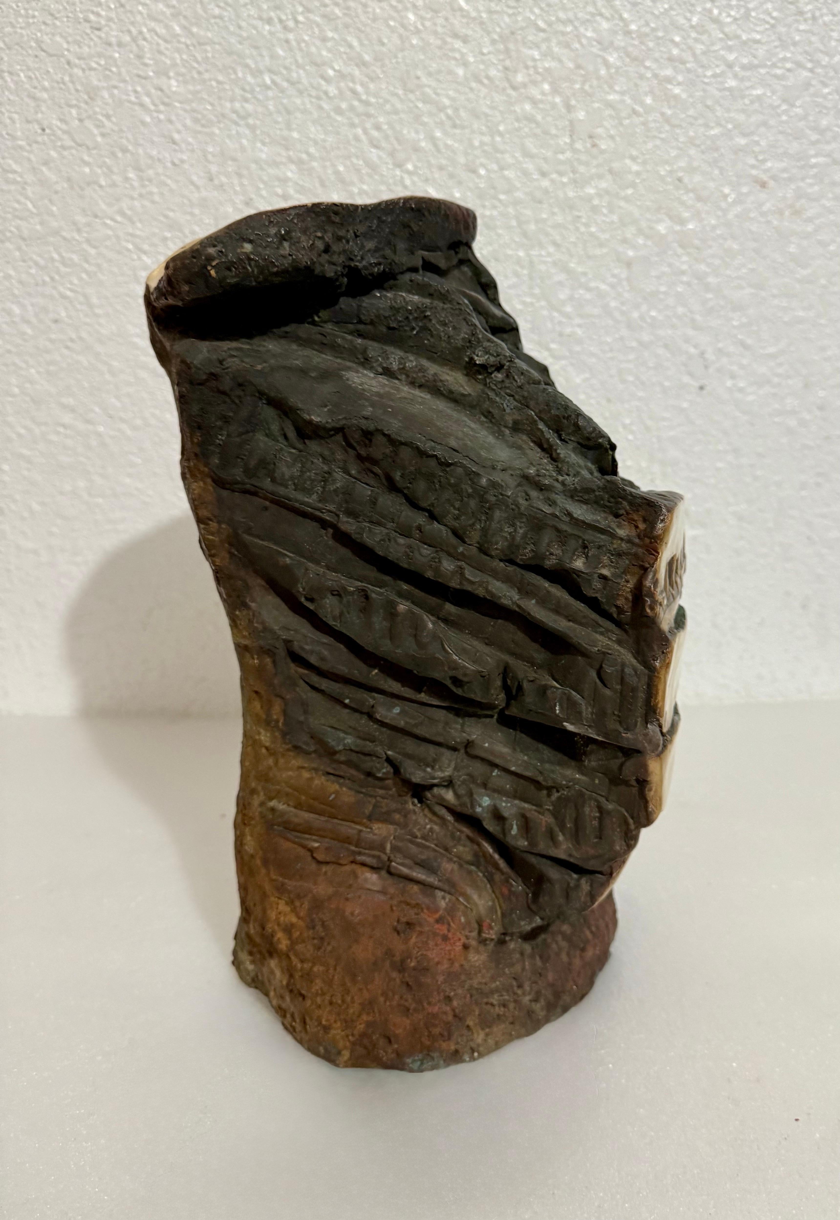 Enrico Donati Expressionniste abstrait Brutaliste Sculpture en bronze Art surréaliste en vente 4