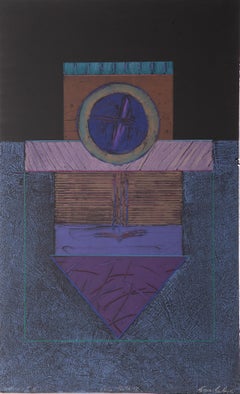 Escudo del peligro IV, Monocopia abstracta de Enrico Embroli