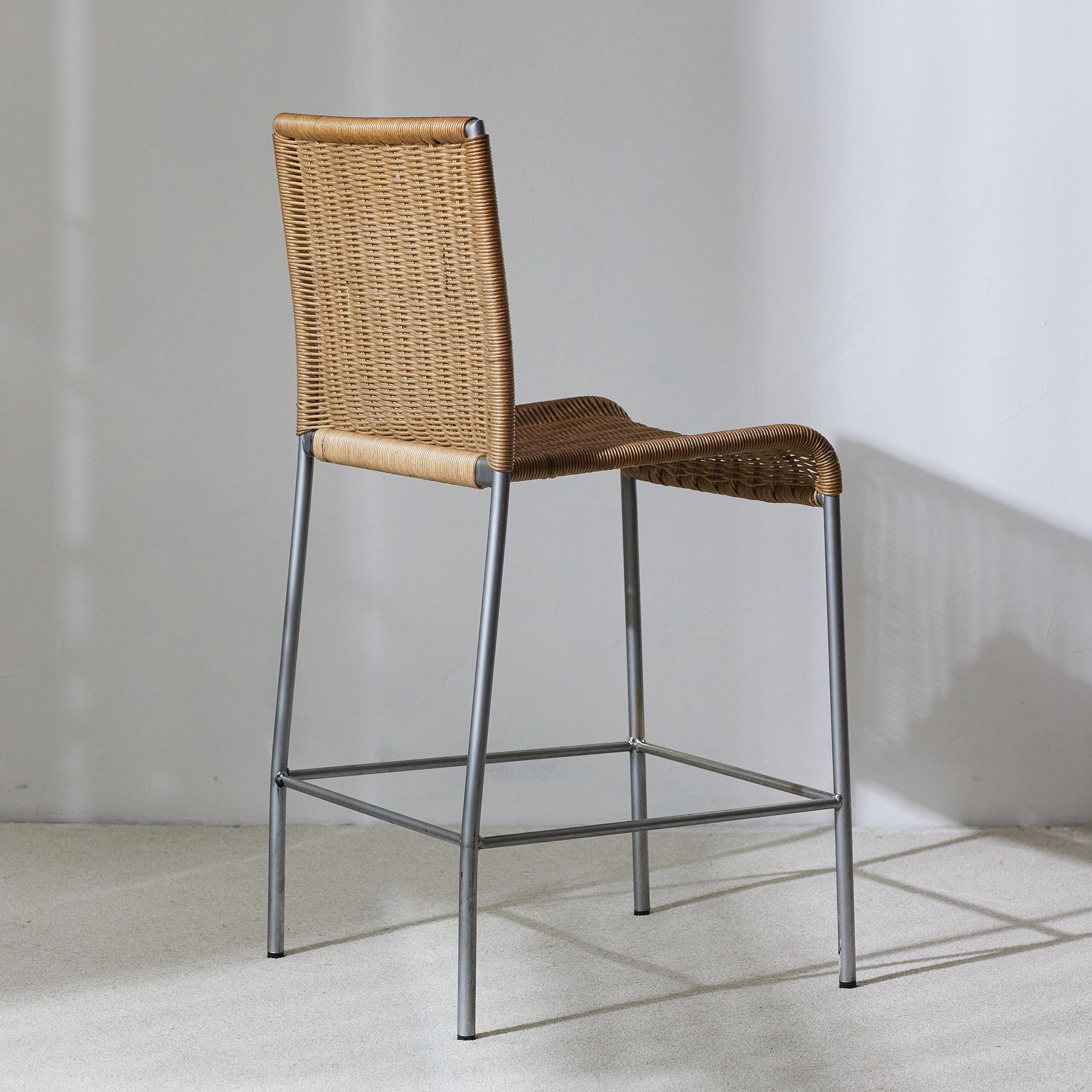 Enrico Franzolini Bar Stool Agra for Accademia Italy In Good Condition For Sale In Debrecen, HU