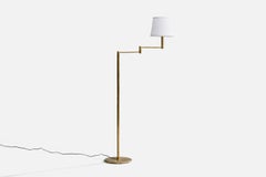 Enrico Furio Dominici Attribuzione, Lampada da terra, Ottone, Fabrice, Brasile, anni '50