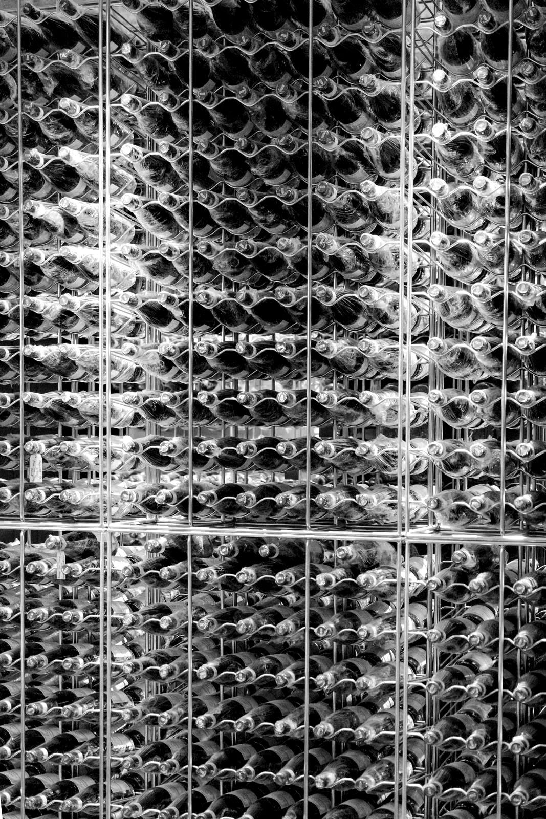 Enrico Girotti Esclusivo portabottiglie in acciaio inox Made in Italy in vendita 4