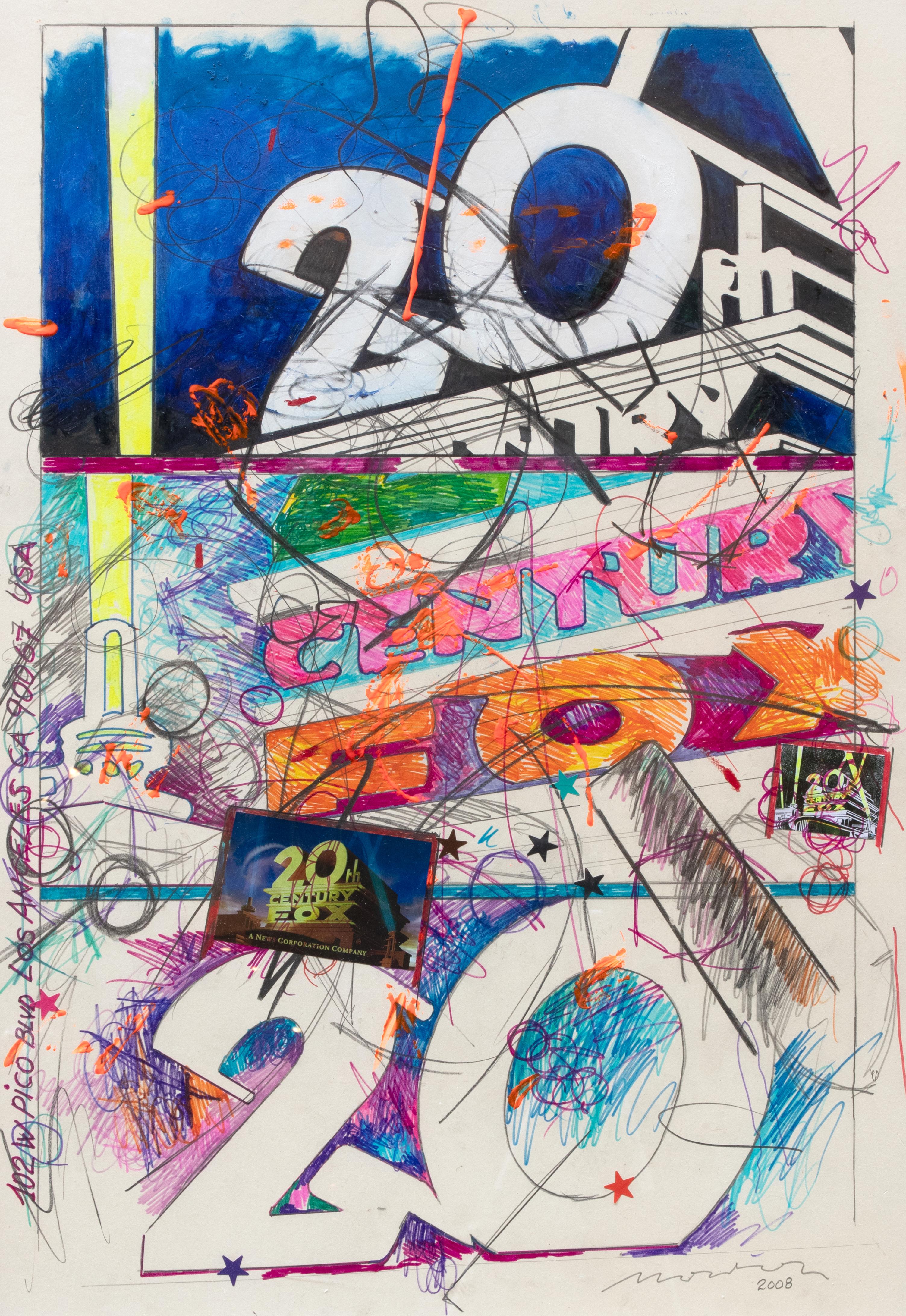 20th Century Fox - Mixed Media by Enrico Manera - 2008 For Sale 1