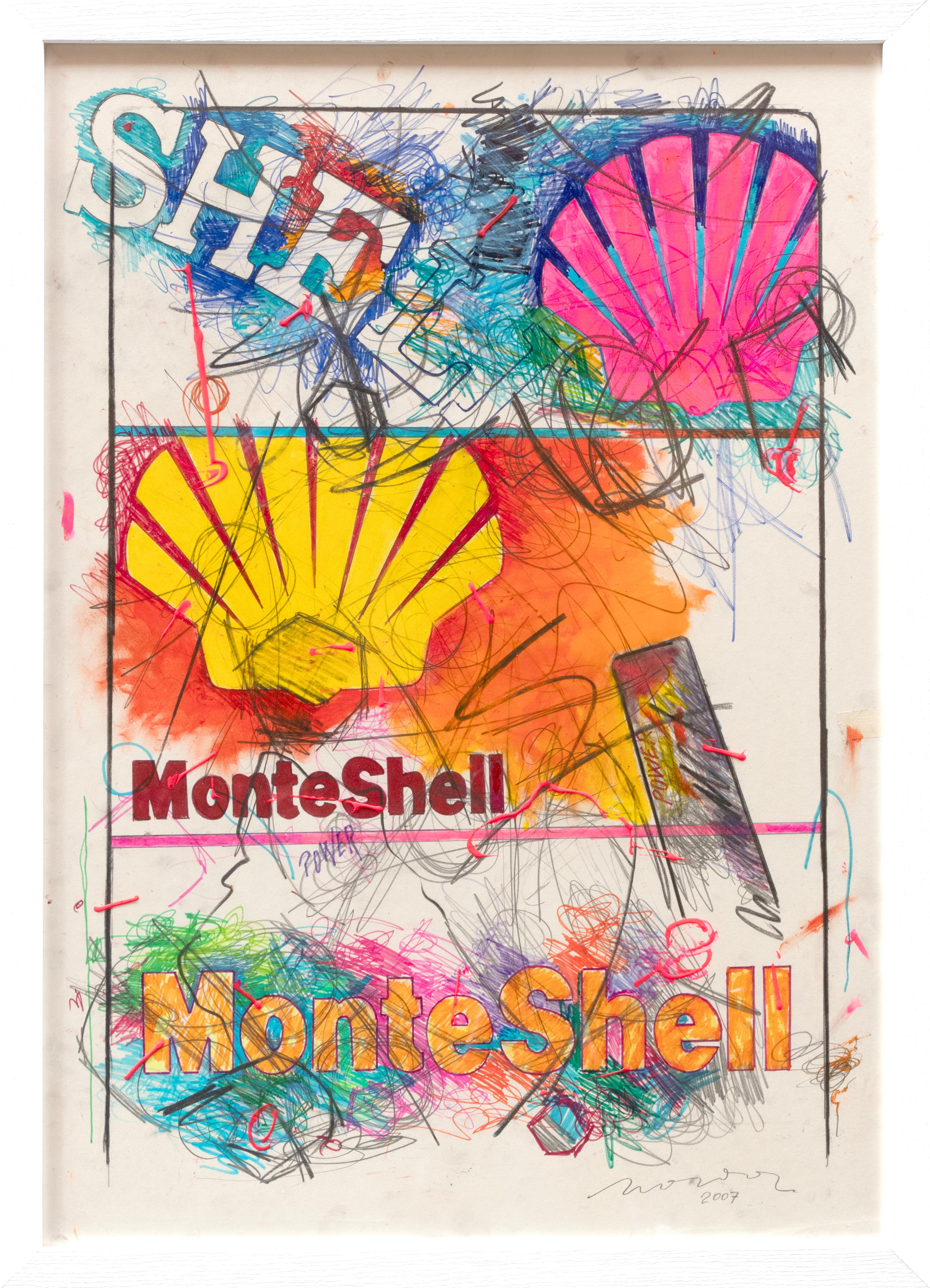 Monte Shell is a contemporary artwork realized by Enrico Manera in 2007.

Mixed media on paper.

Hand signed and dated on the lower margin. 

Authentication certificate by the Artist on photograph.



