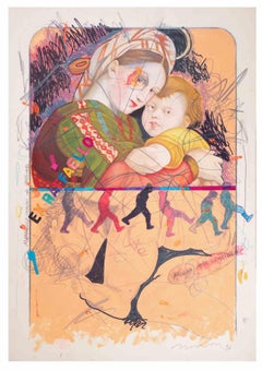 The "Madonna della Seggiola" - Mixed Media by Enrico Manera - 1997