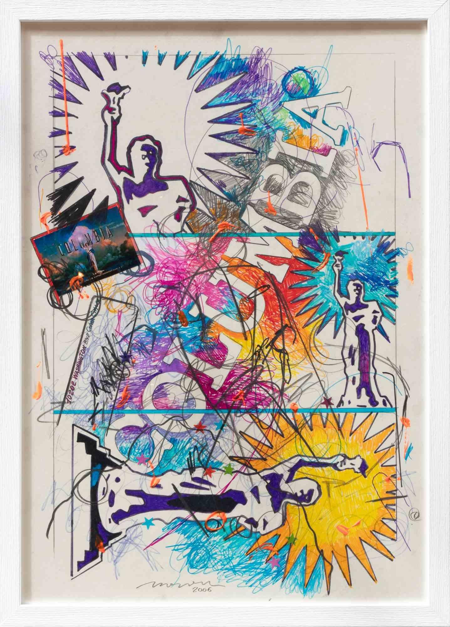 Columbia is a contemporary artwork realized by Enrico Manera in 2006.

Mixed media on cardboard.

Hand signed and dated on the lower margin

Authentication certificate by the Artist on photograph.



