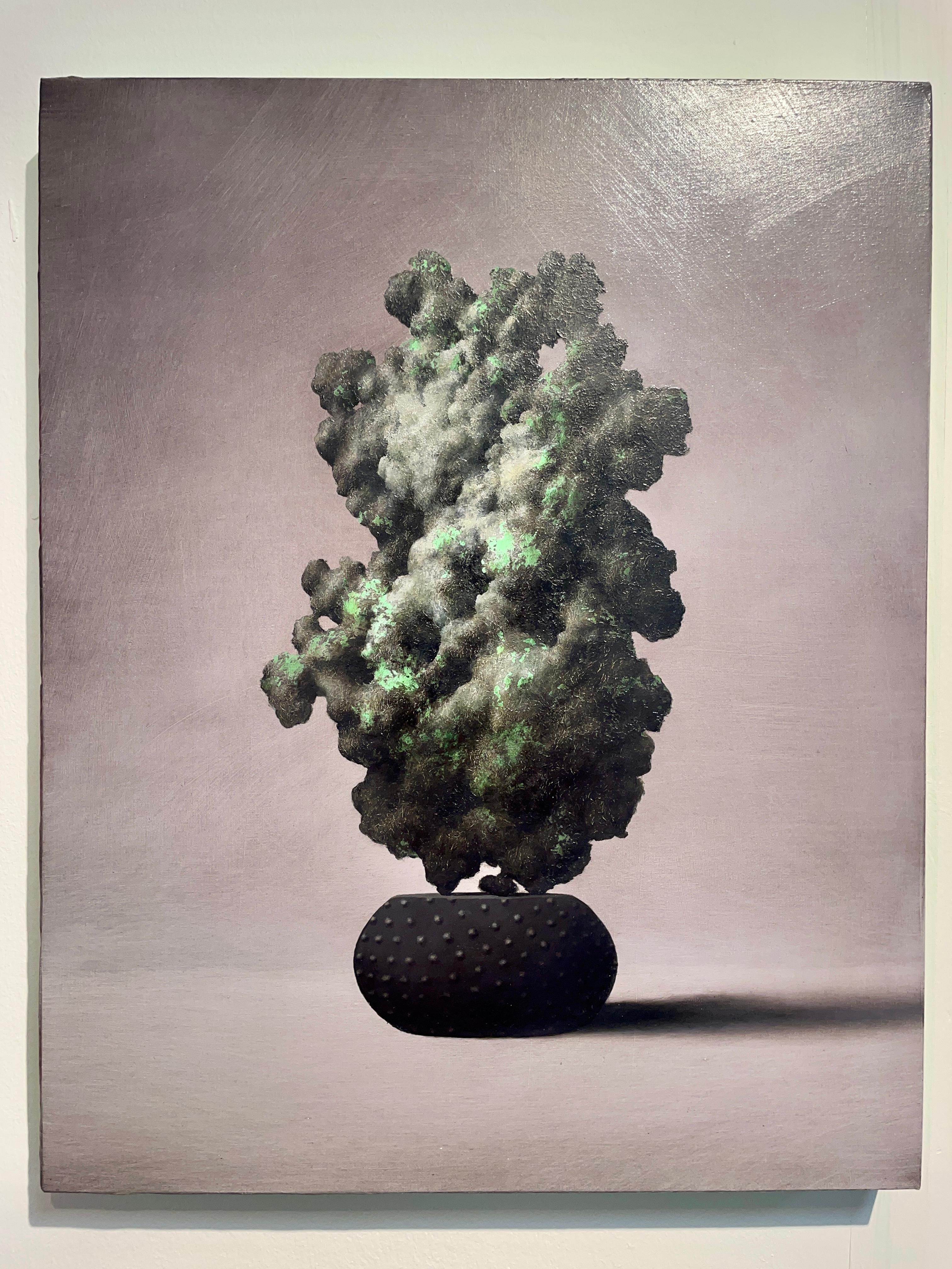 Abstraktes abstraktes Stillleben, Ölgemälde von Enrico Minguzzi, Italien, zeitgenössisch  im Angebot 4