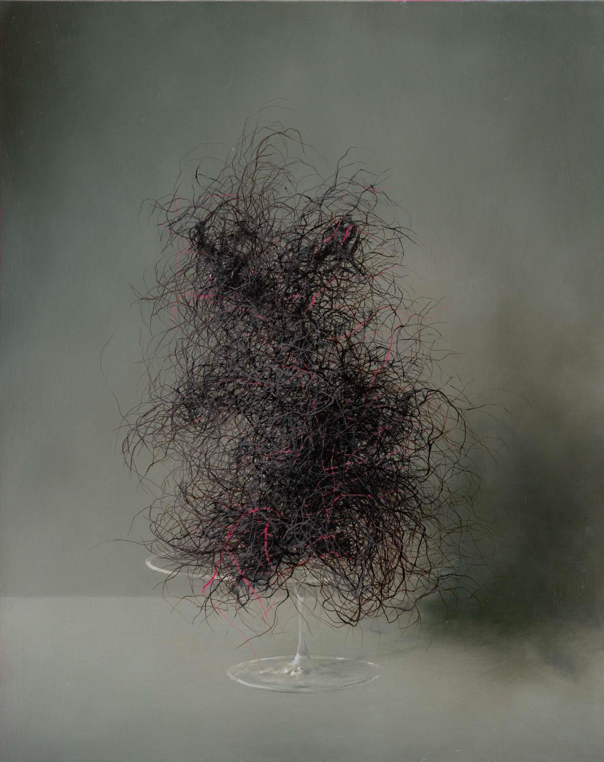 Nature morte abstraite à l'huile de Enrico Minguzzi, Italie, contemporaine 