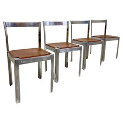 Vintage Enrico Pellizzoni Four Chairs, 1980s