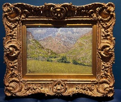 Estate in montagna , Italia Olio su cartone  cm. 33 x 24 1890 ca