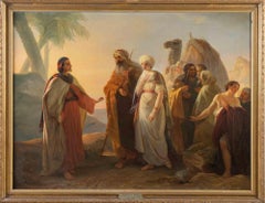 La boda de Rebeca e Isaac - Pintura al óleo de E. Savini - Mediados del siglo XIX