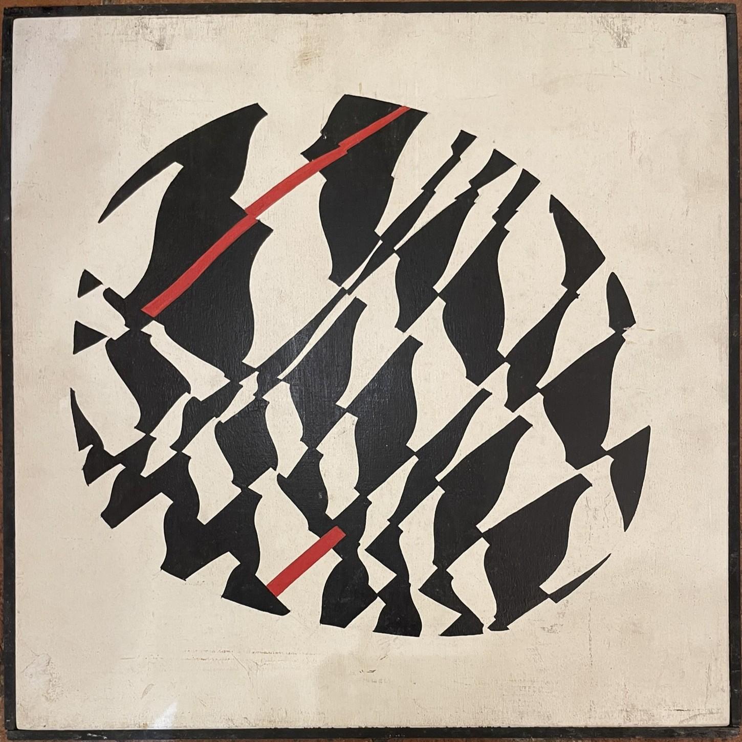 Abstract composition by Enrico Sirello, 1974. Art and Psychology of Perception. in vendita 5
