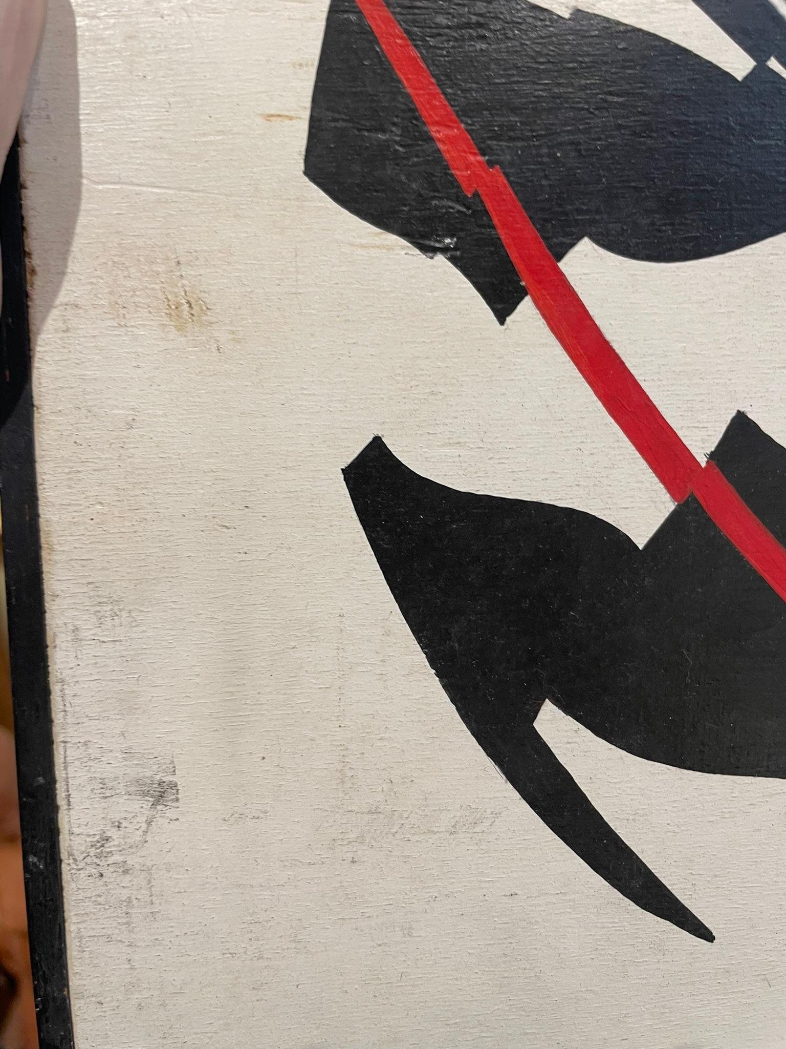 Abstract composition by Enrico Sirello, 1974. Art and Psychology of Perception. in vendita 6