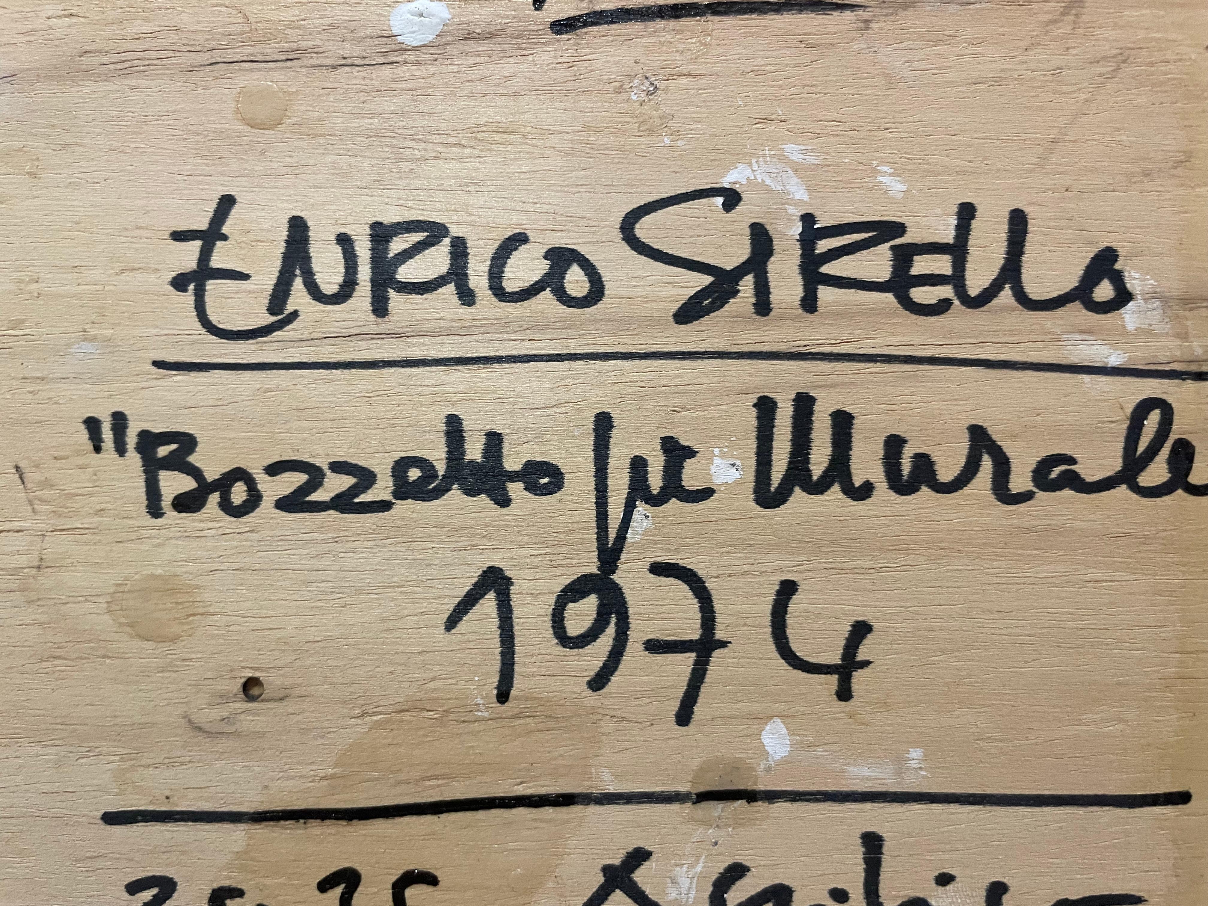 Enrico Sirello, 1974 – Optical Abstract Composition with Repeated Black Modules im Angebot 9