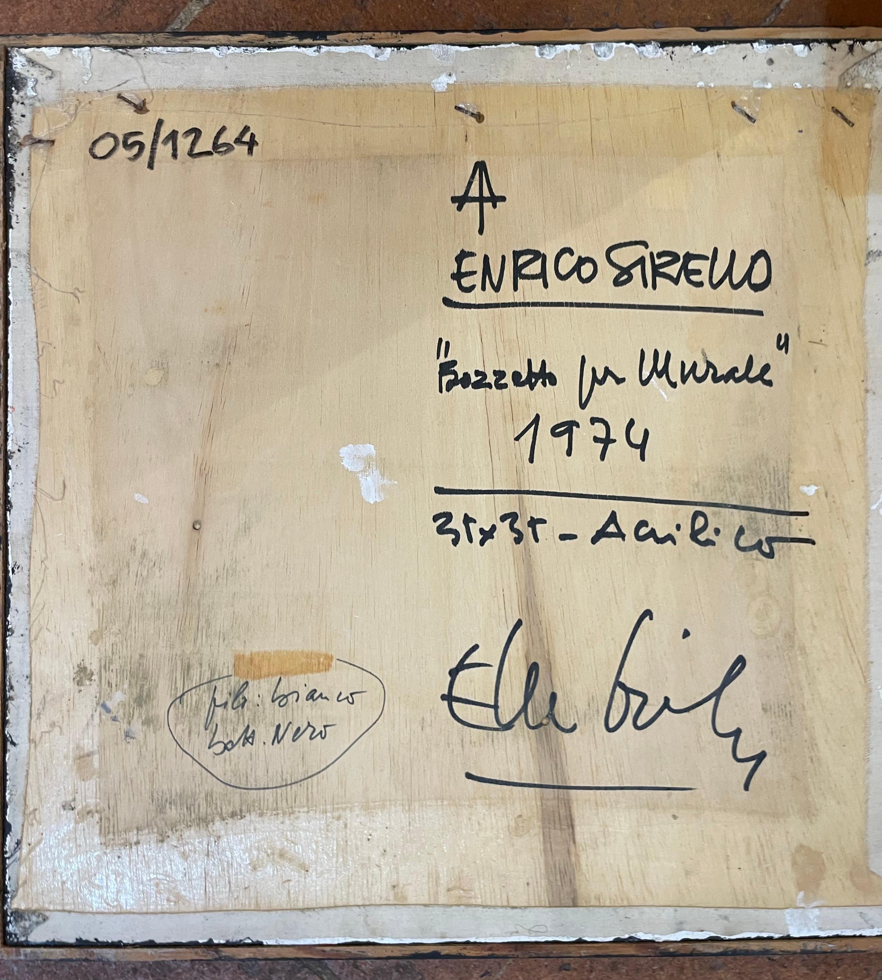 Enrico Sirello, 1975 - Anisotrope Effekte in der italienischen abstrakten Malerei im Angebot 1