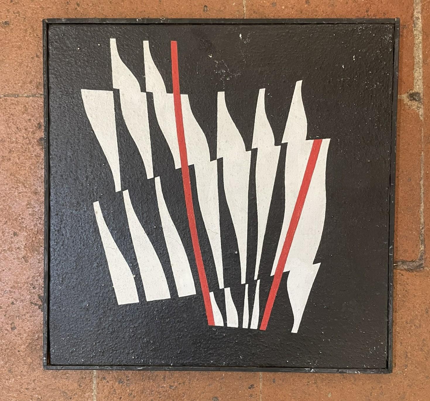 Optical Abstraction by Enrico Sirello, 1974 – Italian Arte Programmata Movement in vendita 3