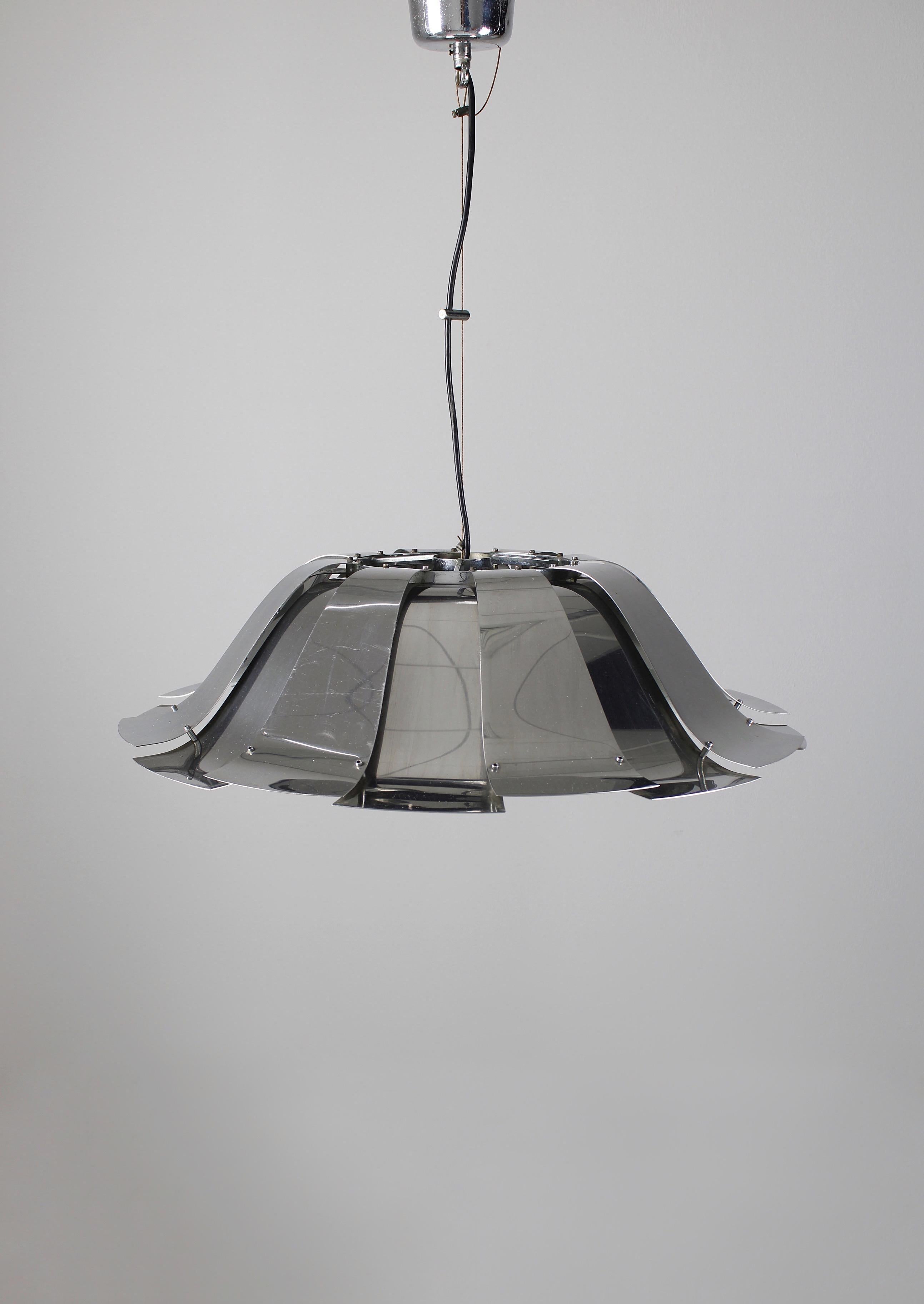 Pamela hanging lamp by Ettore Arcelli for Enrico Tronconi, 1971 In Good Condition For Sale In UTRECHT, NL