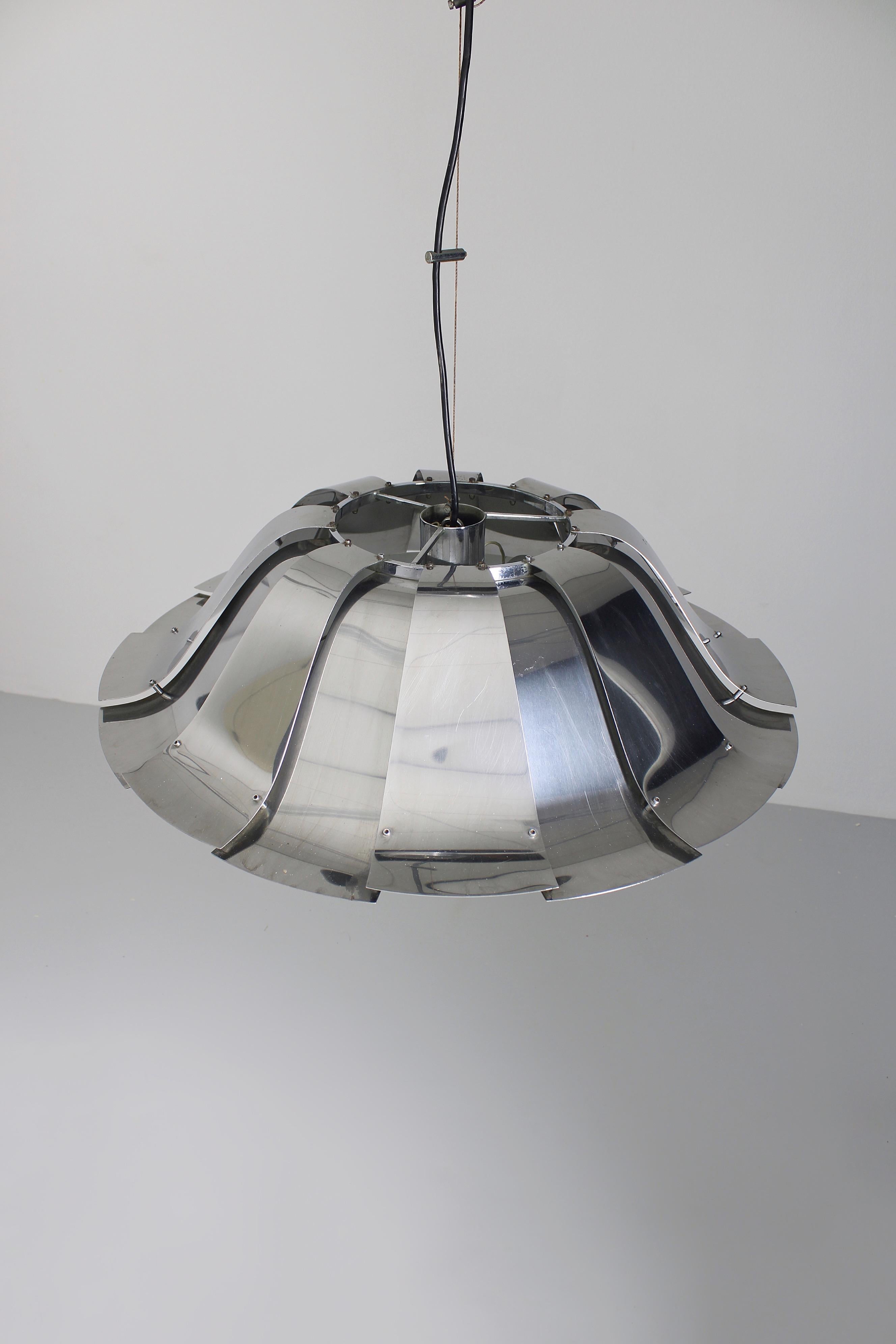 Late 20th Century Pamela hanging lamp by Ettore Arcelli for Enrico Tronconi, 1971 For Sale