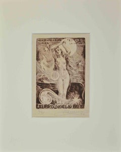 Ex Libris  - Giorgio Balbi - Radierung  - Mitte des 20. Jahrhunderts