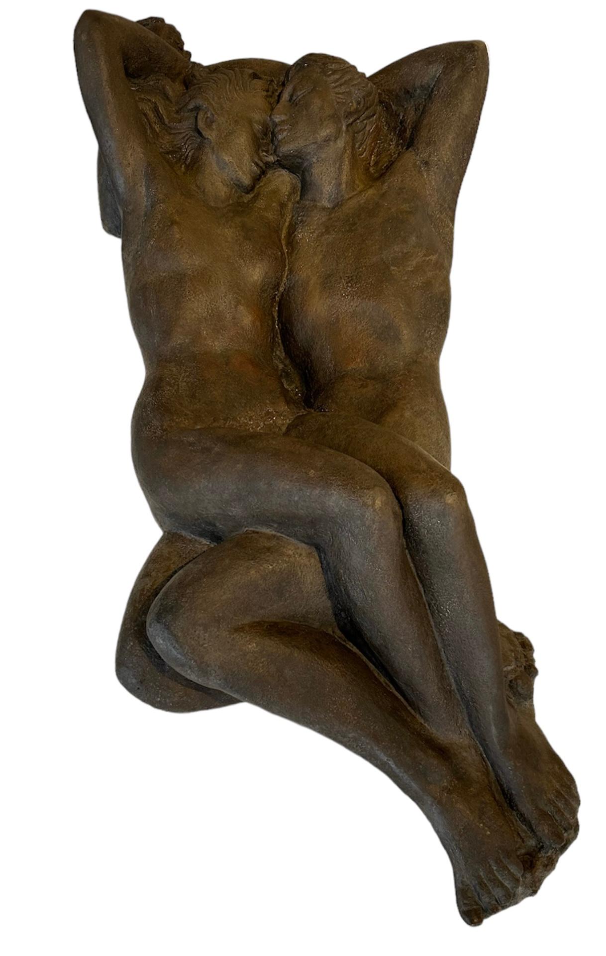 Enrique Alférez Nude Sculpture – Adam und Eva
